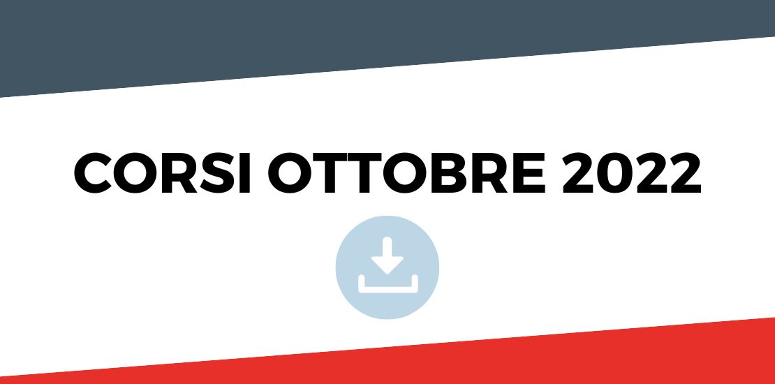 Calendario corsi ottobre 2022 - Aziende Protette